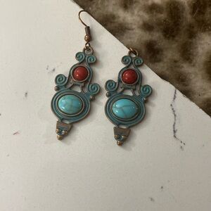 Vintage inspired dangle earrings